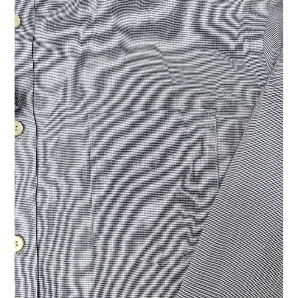 Untuckit Cadetto WF Shirt Mens M Wrinkle Free Blue Button Down Long Sleeve Dress - Picture 5 of 8